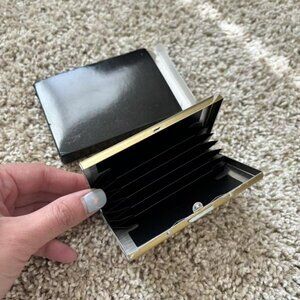Sleek RFID-Blocking Metal Card Holder – Accordion Style, New in Box